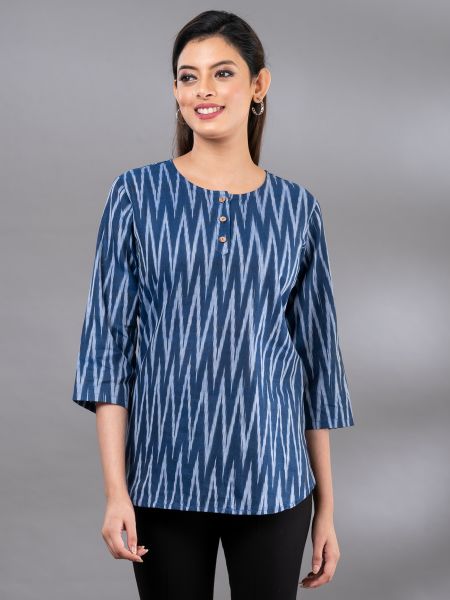 GMH Ikkat Cotton Women's Tunic