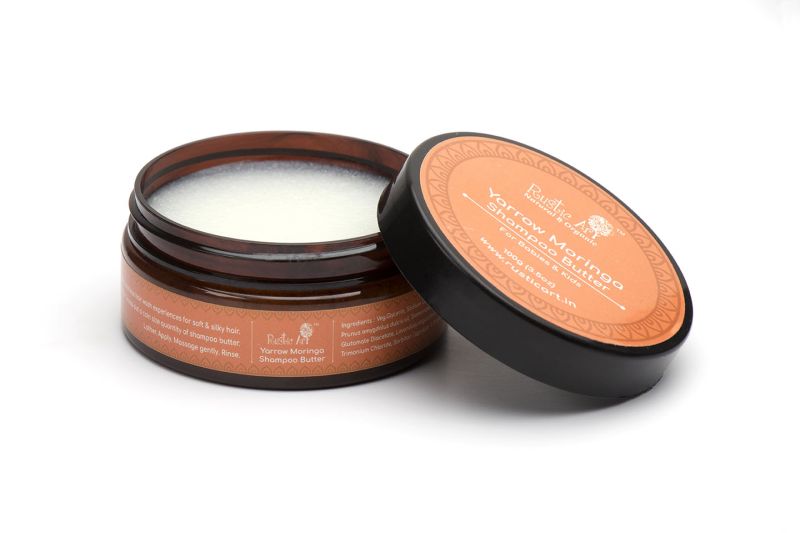 Rustic Art Yarrow Moringa Shampoo Butter for Babies & Kids