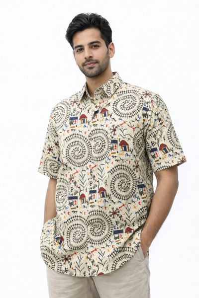Men's Half Sleeve Soild Casual Regular Fit T-Shirt