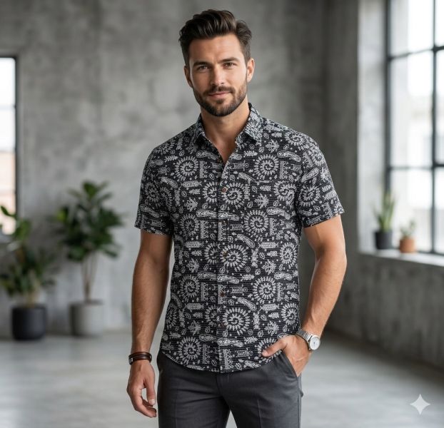 Men's Half Sleeve Soild Casual Regular Fit T-Shirt
