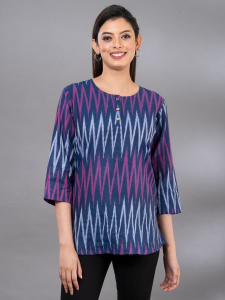 GMH Ikkat Cotton Women's Tunic