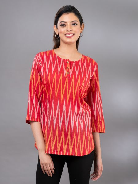 GMH Ikkat Cotton Women's Tunic