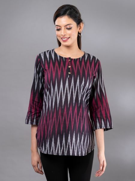 GMH Ikkat Cotton Women's Tunic