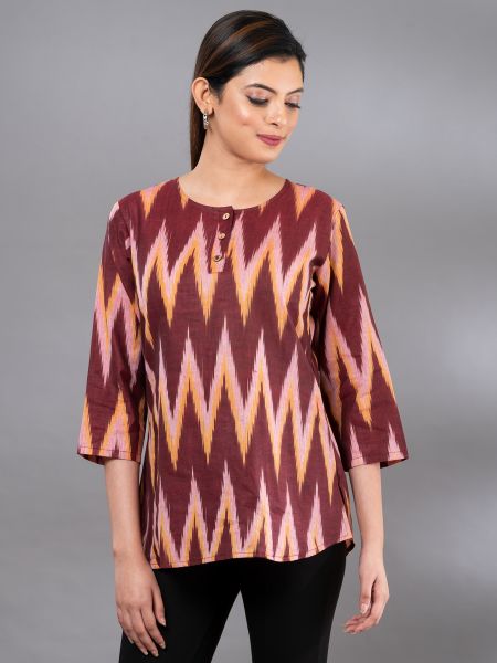 GMH Ikkat Cotton Women's Tunic