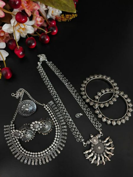Oxidized German Silver Jewellery