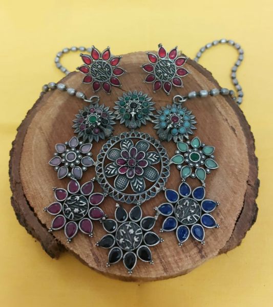 Oxidized German Silver Jewellery