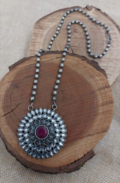 White Oxidized German Silver Jewellery