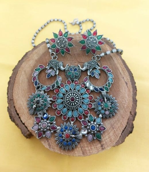 Oxidized German Silver Jewellery
