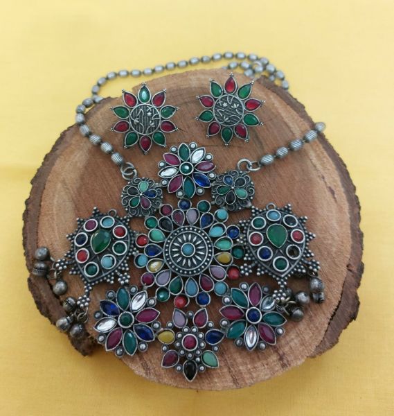 Oxidized German Silver Jewellery