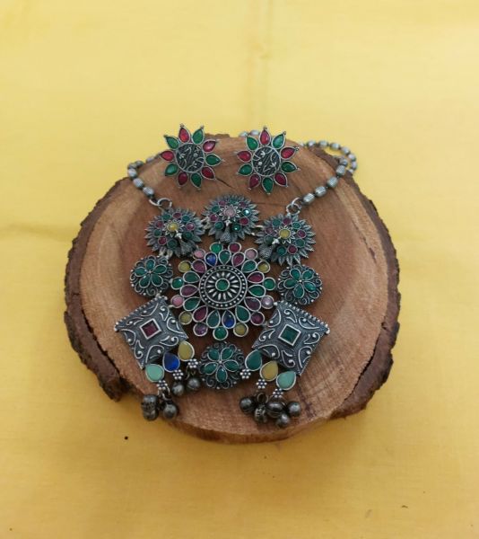 Oxidized German Silver Jewellery