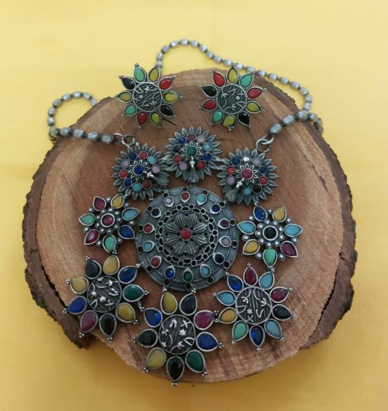 Oxidized German Silver Jewellery