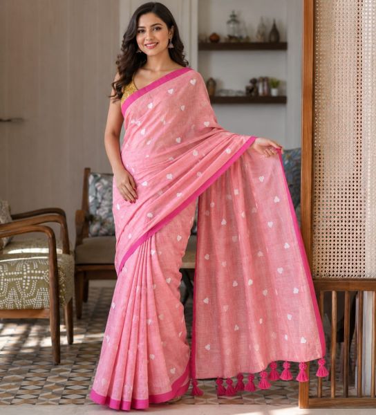 Pure Handloom Cotton Saree From Bengal