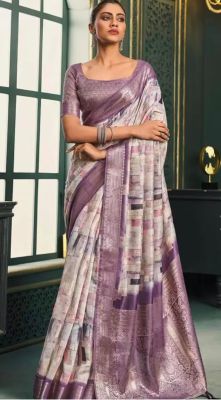 Multi Colour Pure Handloom Banarasi Silk Saree From Banaras