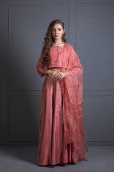 PRINTED LEHANGA SET
