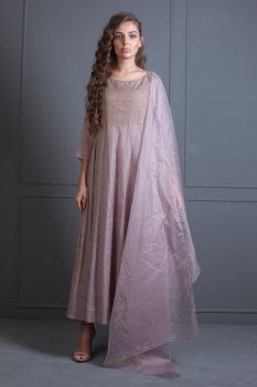 PRINTED ANARKALI SET