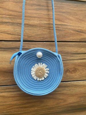 Sky Blue Summer Sling Bag