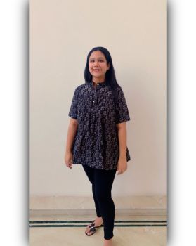 black three tier top