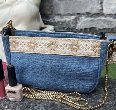 Denim Strap Bag