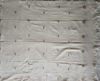 White Eri silk Shawl