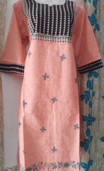 Rani Pure Handloom Cotton Kurti From Bengal