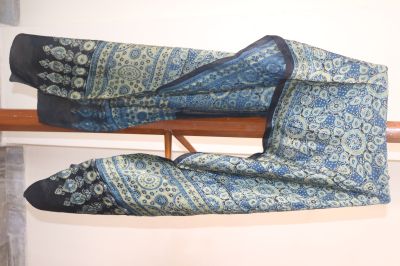 Pure Organic Handloom Printed Design Stole