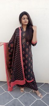 Block Print Palazzo 3 Piece Set