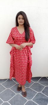 Block Print Kaftan