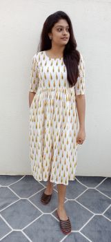 Block Print Dress
