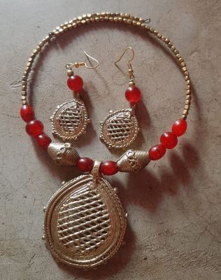 Beads Oxidized Necklace