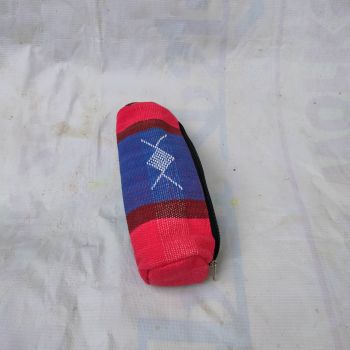 Blue Red Pencil pouch Handmade Products