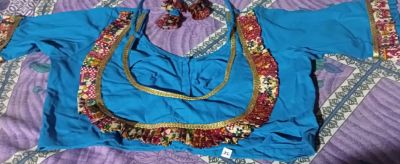 Sky Blue Pure Cotton Blouse
