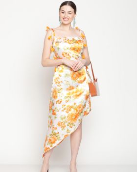 marigold slip dress