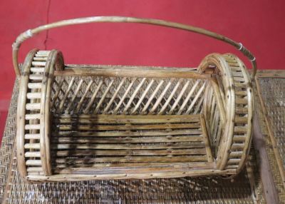 Cane Basket With Handle