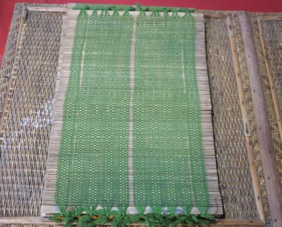 Bamboo & Cotton Mat Tripuri Set Of 7