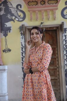 Grey Pink ware Hand Block Printed One piece