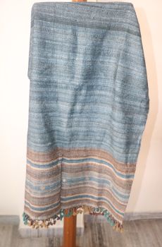 Gray Pure Organic Handloom Shawl