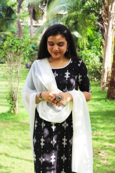 Black kurta palazzo set