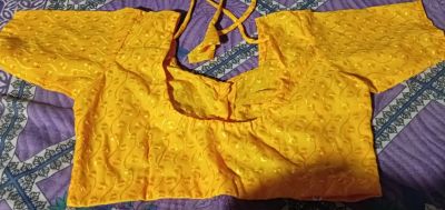 Yellow Pure Cotton Blouse