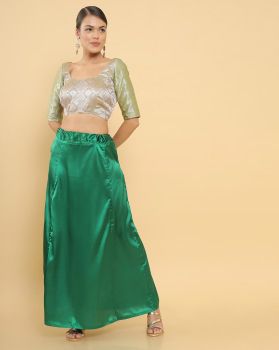 Bottle Green Silk Shapewear