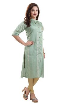 Sea-Green party wear kurti