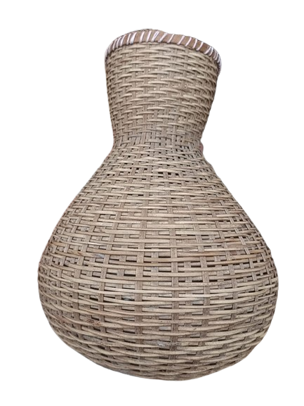 ASOMI Cane Flower Vase | Bamboo Vase | Decorative handicraft