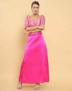 Hot Pink Silk Shapewear