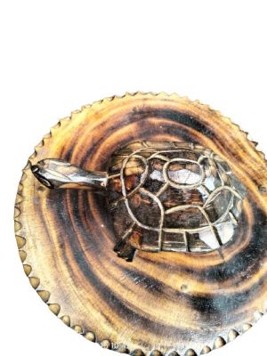 Wooden Handcrafted Tortoise