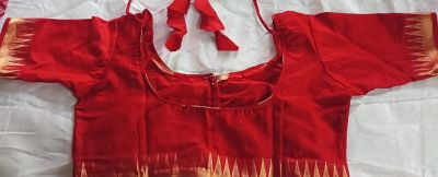 Brick Red Pure Cotton Blouse