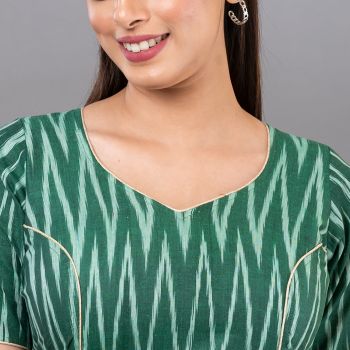 GMH ikkat Cotton women's Readymade Blouse