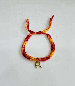 TJH "R" Initials Rakhi