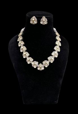 Necklace Moissanite Polki Kundan