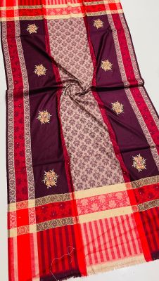 Kashmiri Pure Handloom Woolen Shawl From Bengal