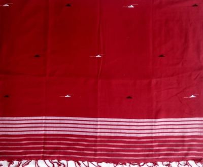 Red cotton stole