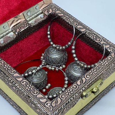 Silver Bali Jhumka